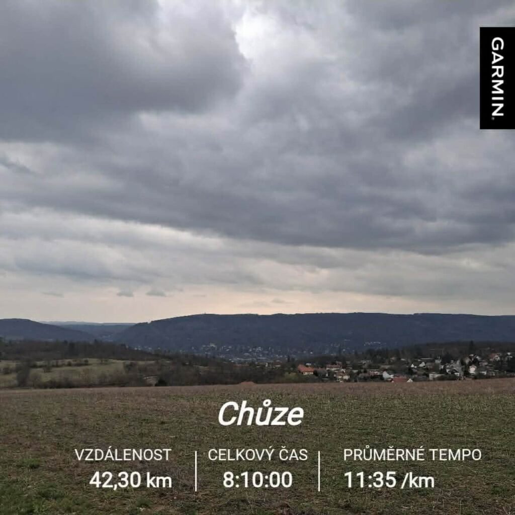 jak jsem ušel 40 kilometrů